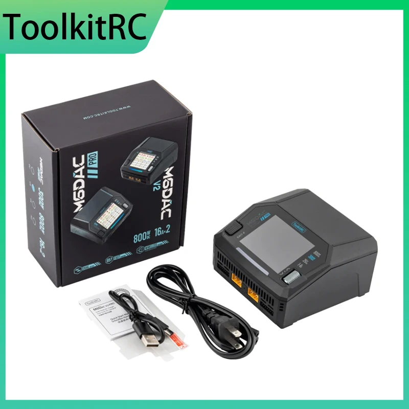 Toolkitrc M6Dac Smart Charger - ToolkitRC M6DAC V2 M6DAC Pro Двухканальное