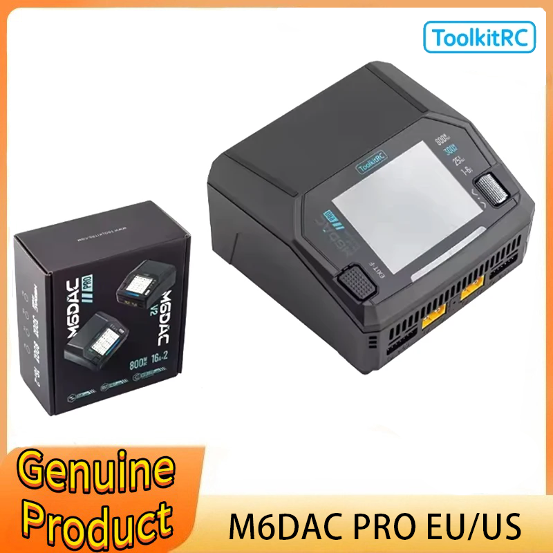 Toolkitrc M6Dac Smart Charger - Зарядное устройство ToolkitRC M6DAC V2 Pro