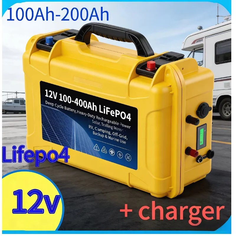Lifepo4 12V 100Ah Bms Bluetooth - 12В LiFePO4 100‑200Ач | Bluetooth BMS