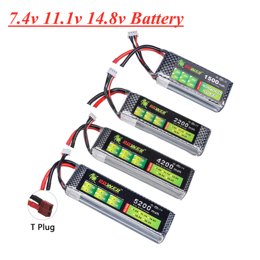 4S Lipo Battery 14.8V 6000Mah - Аккумулятор Lipo 2S 3S 4S 1500