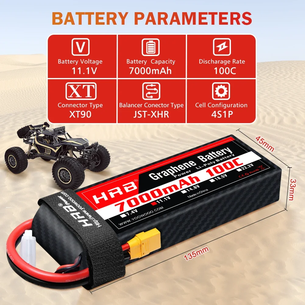 Графеновая батарея 2S 3S 4S 6S – обзор и цена 4S Lipo Battery 14.8V 6000Mah