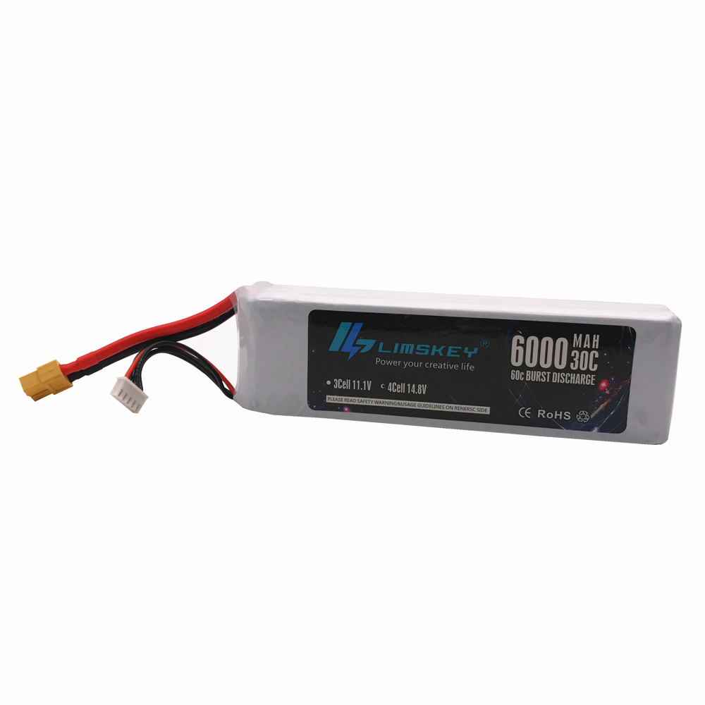 Lismkey 14,8 В 6000 мАч 30C Bu – обзор и цена 4S Lipo Battery 14.8V 6000Mah