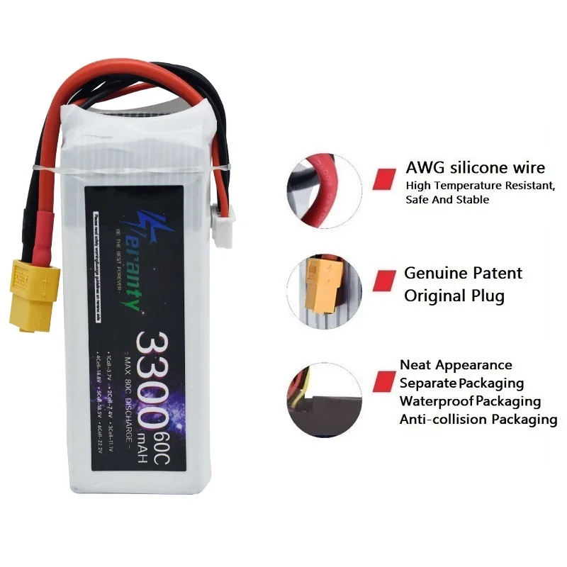 Аккумулятор LiPo 14.8В для рад – обзор и цена 4S Lipo Battery 14.8V 6000Mah