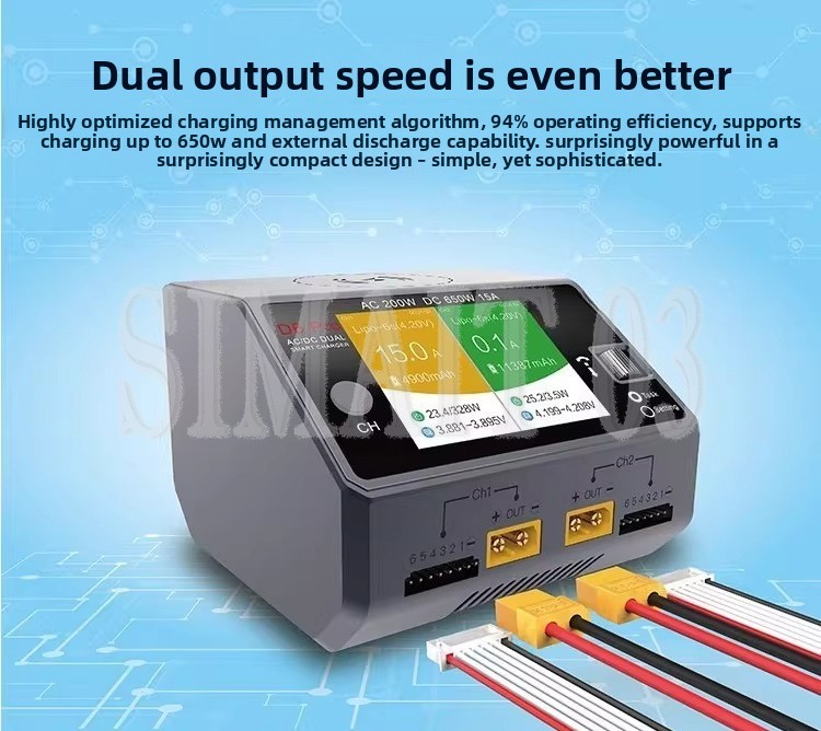 Умное зарядное устройство HOTA – обзор и цена Hota D6 Pro Dual Lipo Charger