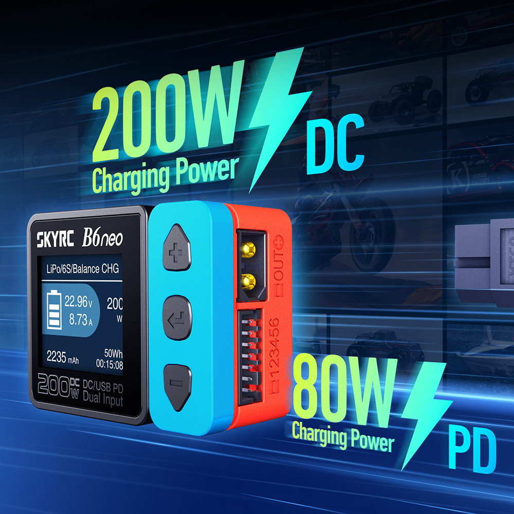 Зарядное устройство SKYRC B6ne – обзор и цена Skyrc B6 Neo Smart Charger
