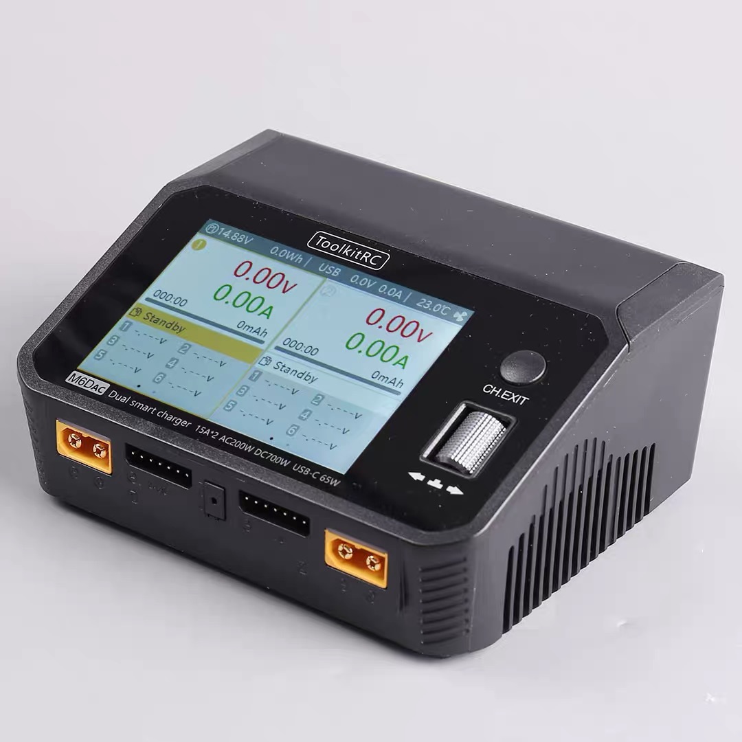 ToolkitRC M6DAC 350 Вт X 2 USB – обзор и цена Toolkitrc M6Dac Smart Charger