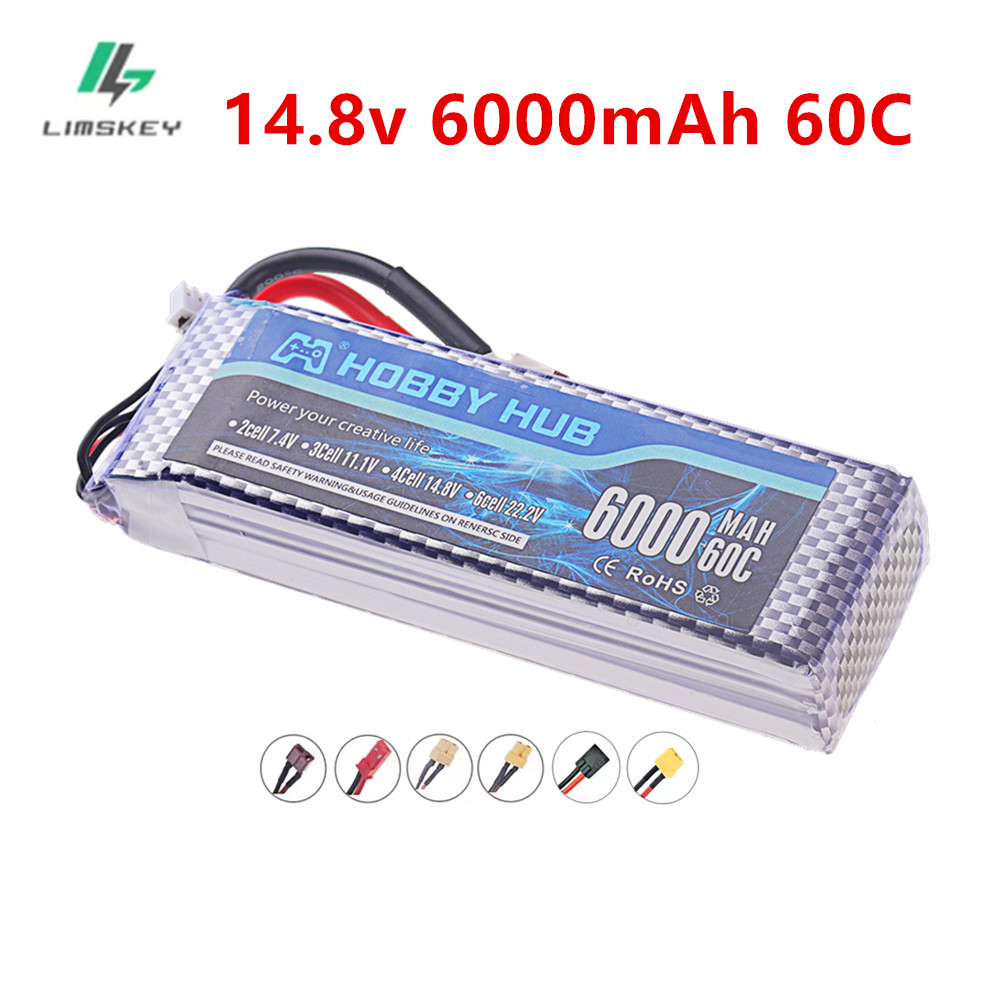 Аккумулятор LiPo 6000 мАч 14,8 – обзор и цена 4S Lipo Battery 14.8V 6000Mah