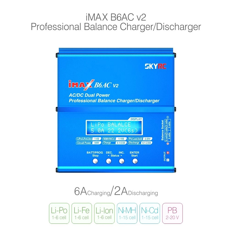 Оригинальное зарядное устройст – обзор и цена Skyrc B6 Neo Smart Charger