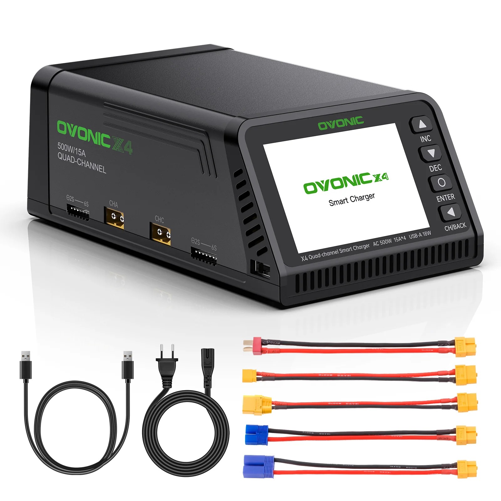 Зарядное устройство Ovonic X4  – обзор и цена Toolkitrc M6Dac Smart Charger