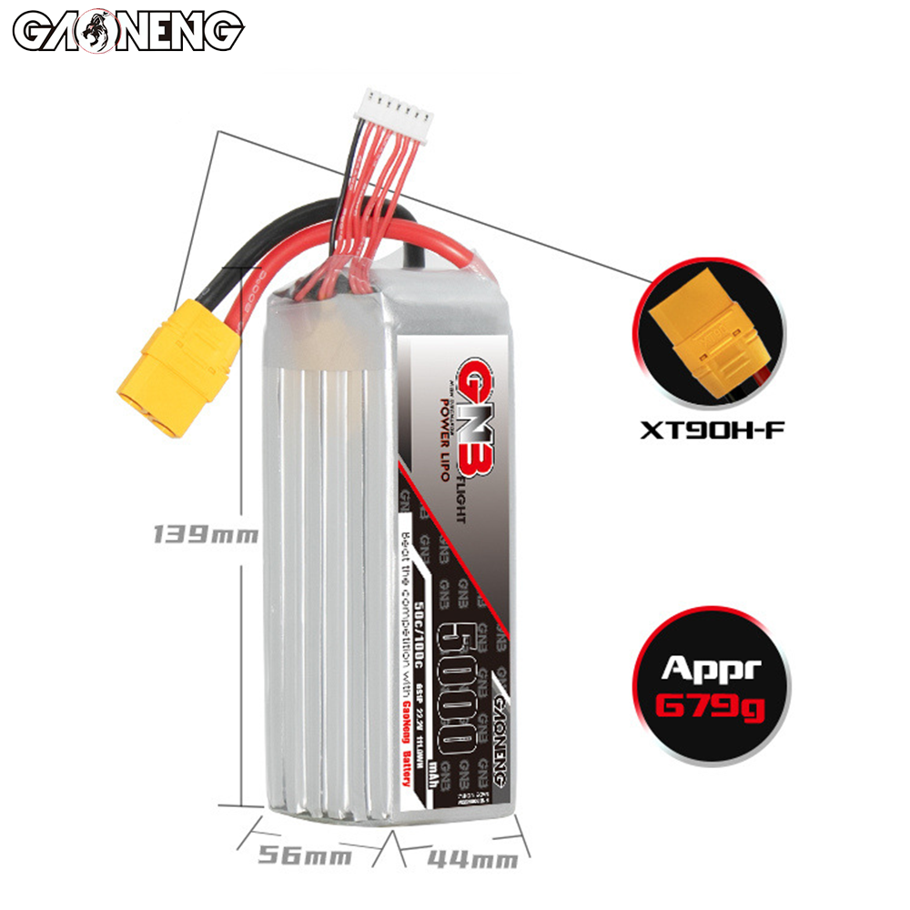 Оригинальный литиевый аккумуля – обзор и цена 6S Lipo Battery 22.2V 5000Mah