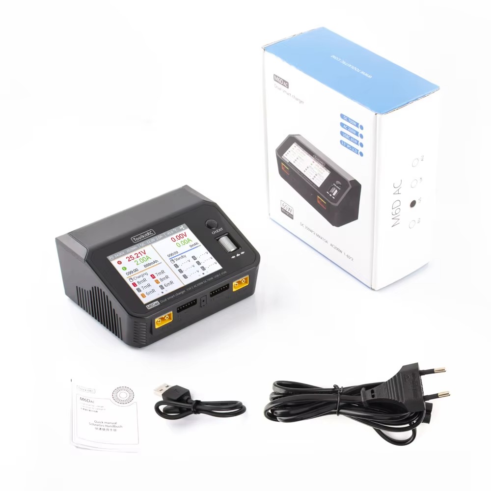 Зарядное устройство SmCpToolki – обзор и цена Toolkitrc M6Dac Smart Charger