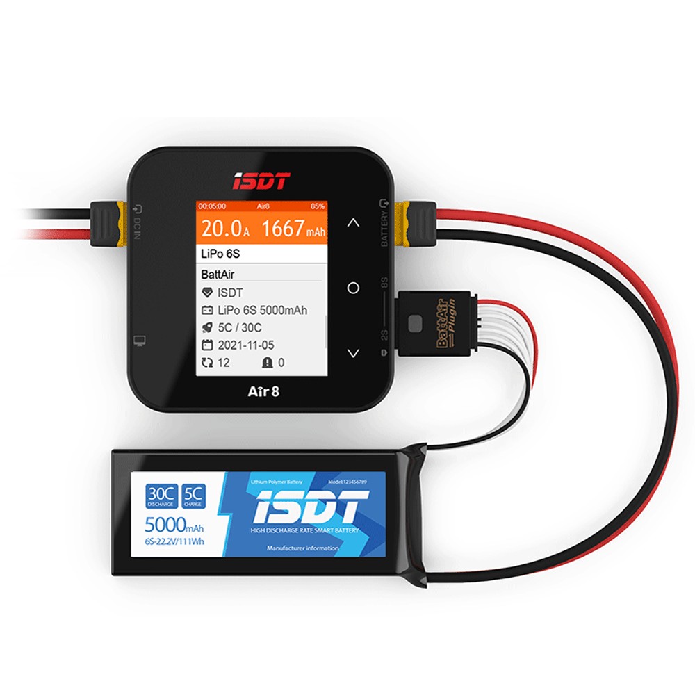 ISDT Air8 DC 500 Вт Smart Bala – обзор и цена Isdt Air8 8S Lipo Charger