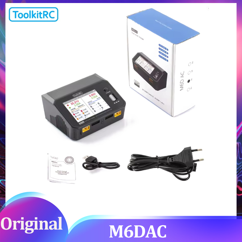 Зарядное-разрядное устройство  – обзор и цена Toolkitrc M6Dac Smart Charger