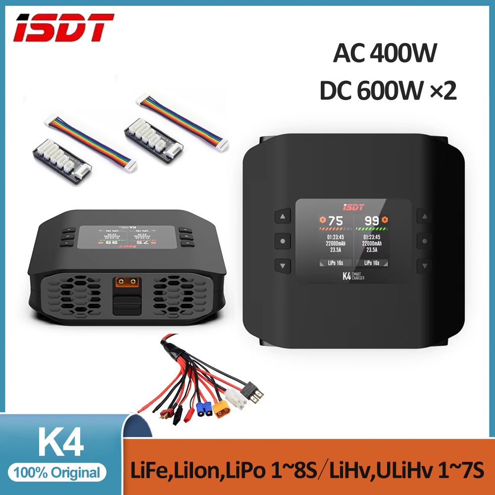 ISDT K4 1 ~ 8S умное зарядное  – обзор и цена Isdt K4 Dual Lipo Charger