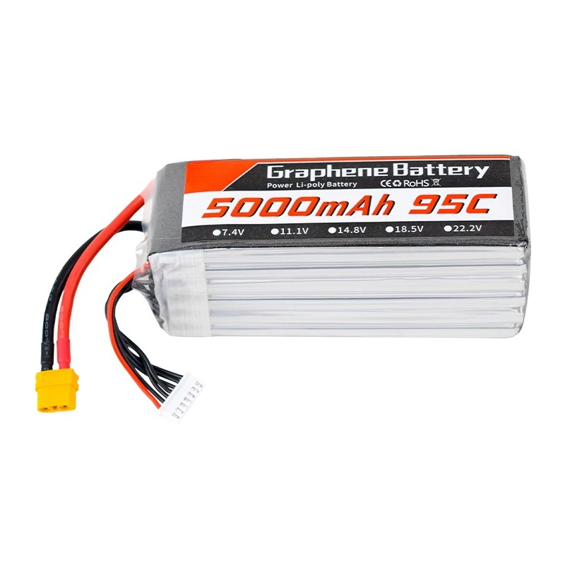 Графеновая LiPo батарея 5000 м – обзор и цена 6S Lipo Battery 22.2V 5000Mah